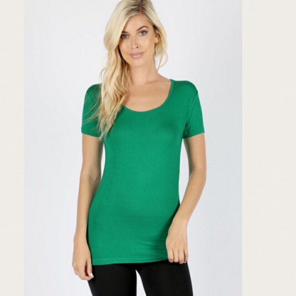 👾 Rayon Scooped Neck Tshit